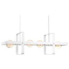 Prana White Linear Light by Nuvo Lighting