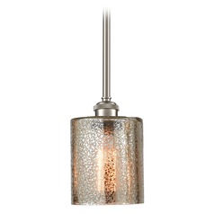Cobbleskill Brushed Satin Nickel Mini Pendant by Innovations Lighting