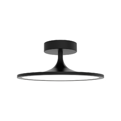 Alora Lighting Issa Matte Black LED Semi-Flushmount Light