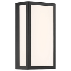 Geo Black LED Outdoor Wall Light by Access Lighting