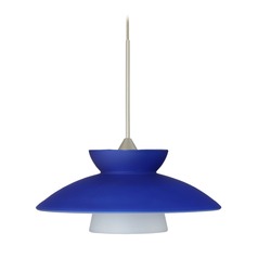 Besa Lighting Trilo Satin Nickel Mini-Pendant Light