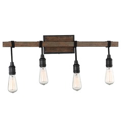 Burgess 28-Inch Bath Light in Durango by Savoy House