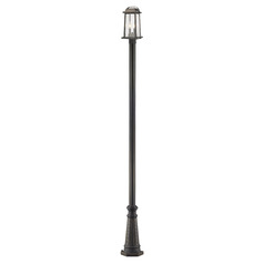 Millworks Oil Rubbed Bronze Post Light by Z-Lite