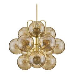 Corbett Lighting Cronus Vintage Polished Brass Chandelier