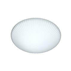 Modern Flushmount Light White Glass by Besa Lighting