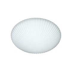 Modern Flushmount Light White Glass by Besa Lighting