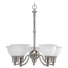Madison 24.63-Inch Chandelier in Brushed Nickel by Progress Lighting