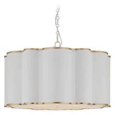 Alexa Hampton Markos Large Pendant in White by Visual Comfort Signature
