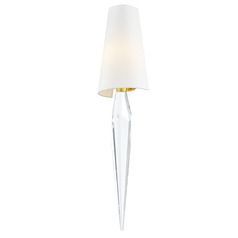 Corbett Lighting Alps Vintage Polished Brass & Clear LED Sconce