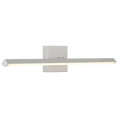 Float Silver LED Vertical Bathroom Light by Access Lighting