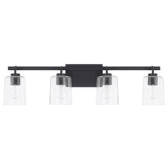 Greyson 34.50-Inch Vanity Light in Matte Black by HomePlace by Capital Lighting