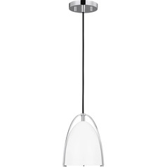 Norman 6.25-Inch Mini Pendant in Chrome by Visual Comfort Studio