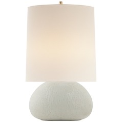 Aerin Sumava Medium Table Lamp in Marion White by Visual Comfort Signature