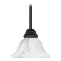 Castillo Textured Black Mini Pendant by Nuvo Lighting