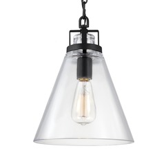 Frontage Pendant in Oil Rubbed Bronze by Visual Comfort Studio
