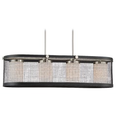 Pratt Black with Brushed Nickel Linear Light by Nuvo Lighting
