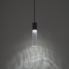 Sleek 14-Inch LED Outdoor Pendant in Black 3000K by WAC Lighting