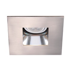 4-Inch Low Volt Specular Clear & Brushed Nickel LED Recessed Trim by WAC Lighting