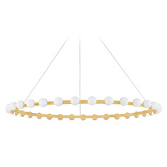 Corbett Lighting Linus Vintage Brass LED Chandelier