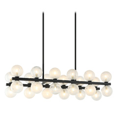 Matteo Lighting Nimbus Matte Black LED Island Light