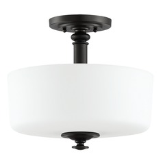 Dardyn 13-Inch Semi-Flush Mount in Espresso by Craftmade Lighting
