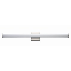 Rail Satin Nickel LED Vertical Bathroom Light by Maxim Lighting