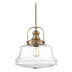 Basel Burnished Brass Pendant by Nuvo Lighting