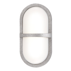 Osler Textured Silver LED Outdoor Wall Light by Eurofase Lighting