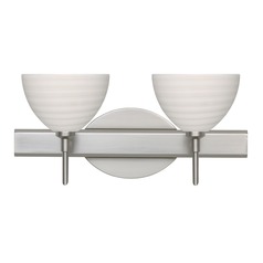Besa Lighting Brella Satin Nickel LED Bathroom Light