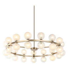 Matteo Lighting Nimbus Champagne Gold LED Chandelier