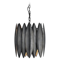 Barry Goralnick Hatton Small Chandelier in Aged Iron by Visual Comfort Signature
