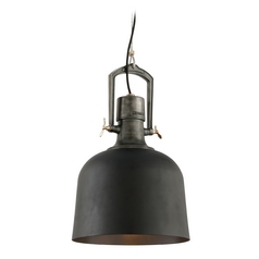 Hanger 31 15.50-Inch Wide Pendant in Old Silver & Aged Brass by Troy Lighting