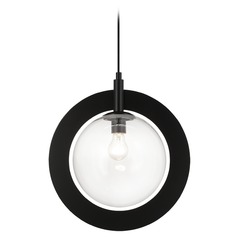 Astro Black Pendant by Matteo Lighting