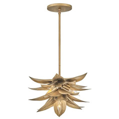 Agave Convertible Pendant in Burnished Gold by Fredrick Ramond