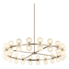 Matteo Lighting Nimbus Champagne Gold LED Chandelier