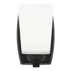 Franport Midnight Black Sconce by Generation Lighting