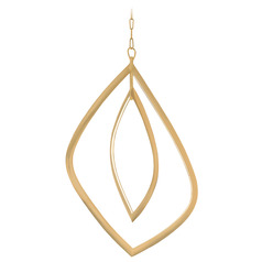 Corbett Lighting Arles Vintage Brass LED Pendant Light