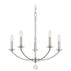 Crystorama Lighting Mila Polished Nickel Chandelier