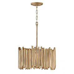 Roca 20-Inch Convertible Pendant in Burnished Gold by Hinkley Lighting
