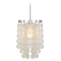 Shelby Mini Pendant in Polished Nickel by Capital Lighting
