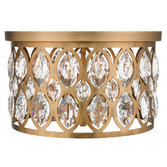 Dealey Heirloom Brass Flush Mount by Z-Lite