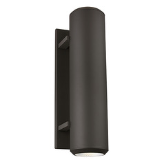 Sean Lavin Aspenti 20-Inch LED Outdoor Wall Light in Bronze by Visual Comfort Modern