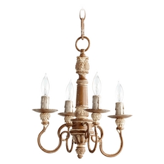Salento French Umber Chandelier by Quorum Lighting
