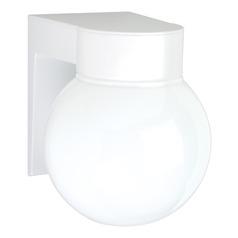 White Outdoor Wall Light by Nuvo Lighting