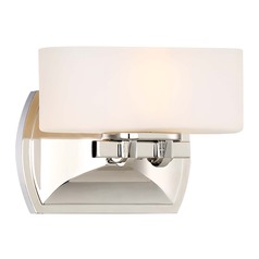 Minka Lavery Drury Polished Nickel Sconce