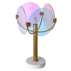 Kalco Lighting Chroma True Brass Table Lamp