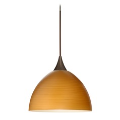 Besa Lighting Brella Bronze Mini-Pendant Light