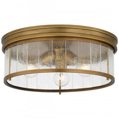 Quoizel Lighting Quoizel Flush Mount Weathered Brass Flushmount Light