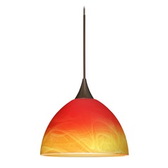 Besa Lighting Brella Bronze Mini-Pendant Light