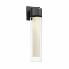 Dram 14.75-Inch LED Wall Sconce in Black by ET2 Lighting
